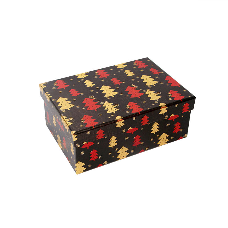 3/10 Black SY Tree Gift Box(33*25.5*14.5CM) with festive tree design and vibrant colors.