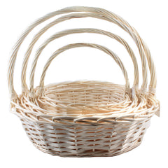 🧺Natural Cane Basket –(NC18-39) Set
