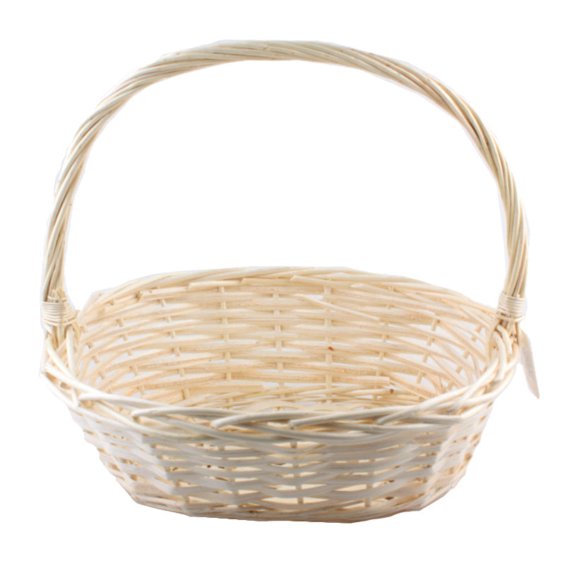 🧺 Natural Cane Basket – Size XL (43×32×14CM)NC18-39) beautifully handwoven for gift hampers and decorative use.