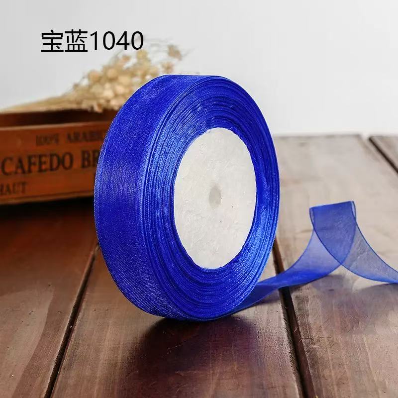 🎀 Sheer Organza Ribbon – Elegant & Versatile Finish