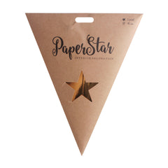 Shiny Star Banner – Kraft Paper Party Decoration