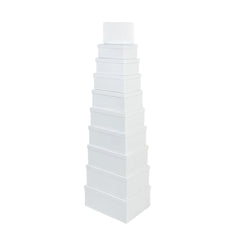 10PCS Luxury White Leather Gift Box Set – Elegant and Premium Quality