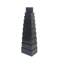 10PCS Gift Box Black Lethr Lk Whole Set