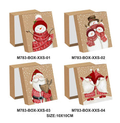 X-mas Gift Box(10*10*2.2CM)