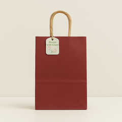 🛍️ Premium Paper Gift Bags – 4-Pack Assorted Colors (12*14*6CM)
