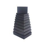 Gift Box Thin FBTX Black — 10 Sizes & Whole Set