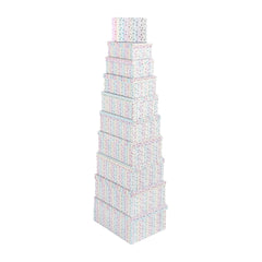 10PCS Sparkle Gift Box W. Gift Box Whole Set