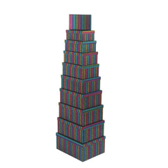 10PCS Sparkle Gift Box B. Gift Box Whole Set