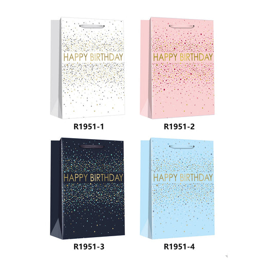 Colorful Birthday Gift Bag HB(30*42*12CM/R1951L) collection with festive designs for celebrations.