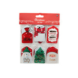 Christmas Gift Tag(P190) set with festive designs for holiday gift wrapping.