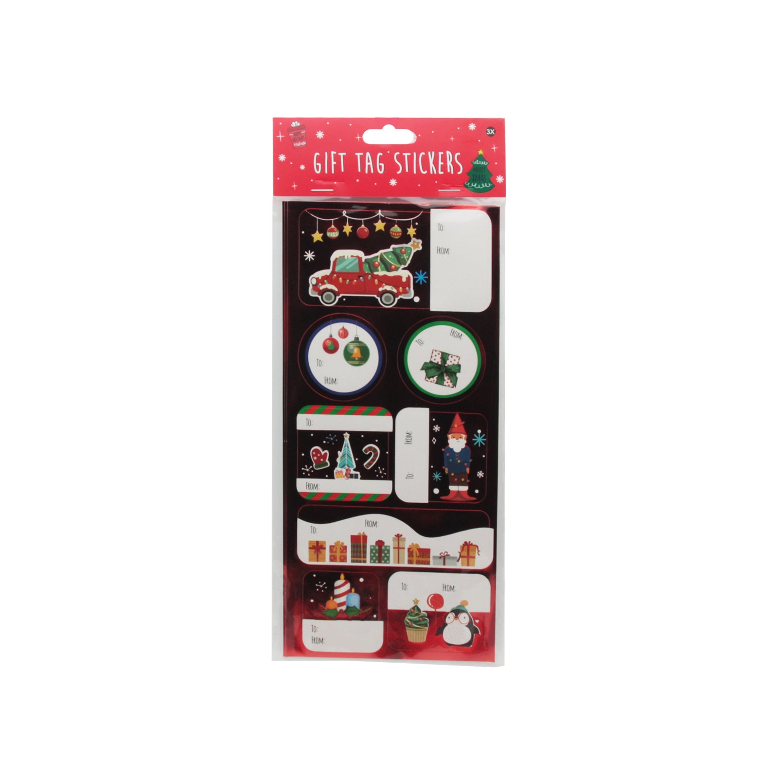 Christmas Gift Tag Sticker(P180)
