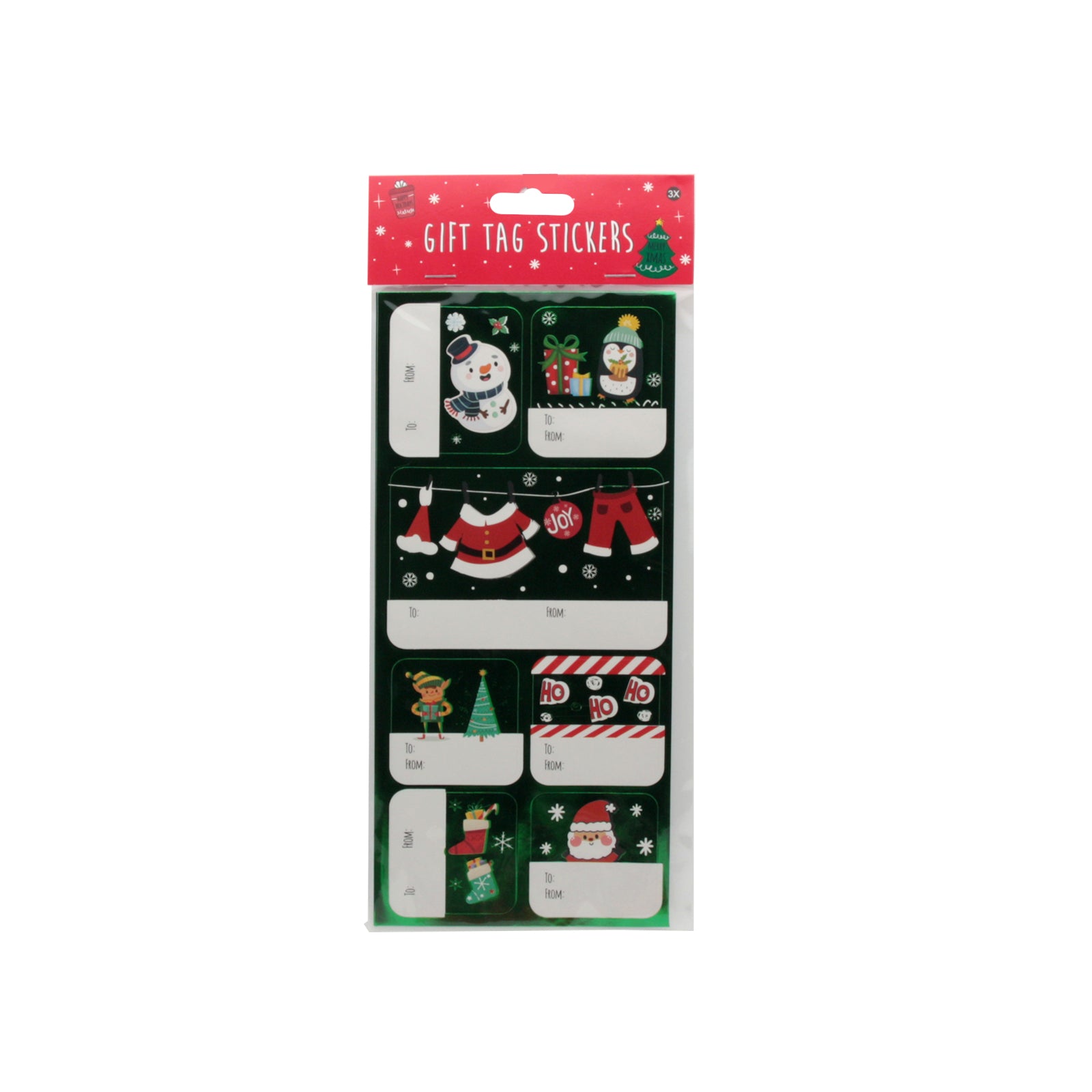 Christmas Gift Tag Sticker(P180)