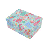7/10 Party Mint Gift Box(25*18*10.5CM) in colorful wrapping with gifts and decorations.