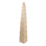 10PCS Silver Dot Craft Gift Box Whole Set featuring a stack of decorative boxes.