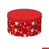 2/10 Santa Christmas Cake Box(31.5*16.8CM) with festive Santa design and red lid for holiday treats.