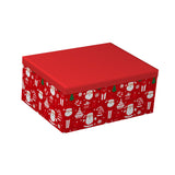 5/5 Santa Christmas Gift Box(18.5*12.5*7.5CM) with festive red design and Santa graphics.