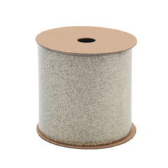 Deluxe Gold Holiday Ribbon(6.3CM*3YDS) on spool, perfect for festive wrapping and decorating.