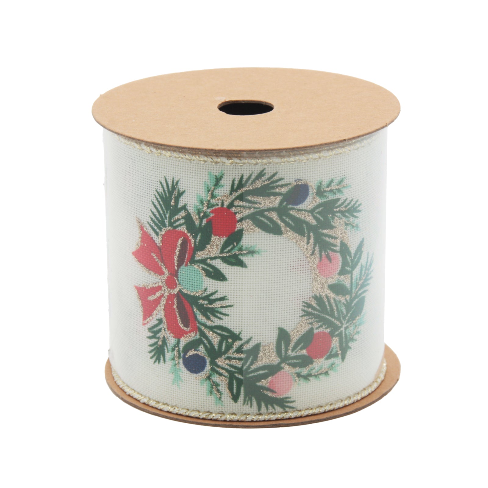 Rustic Green Christmas Ribbon(6.3CM*3YDS)