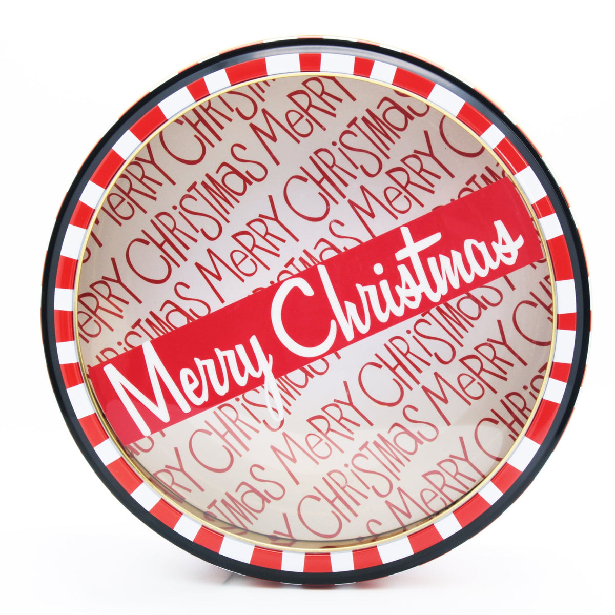 Round  MC Christmas Tin Box(22.2*7.1CM/L)