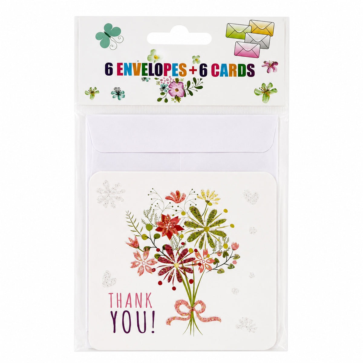 Mini Thank You Pack Card(7*7CM/6PCS)
