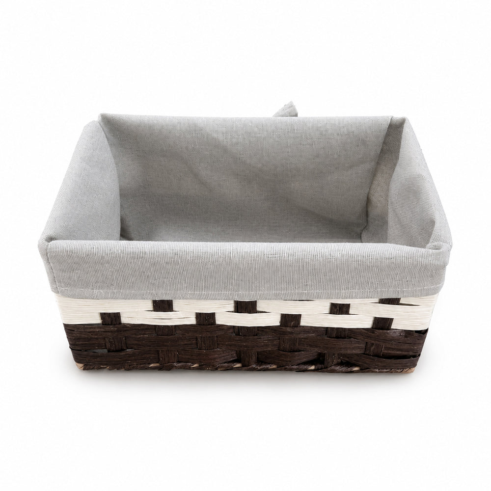 Rectangular Paper Basket with Lining L(35*26*18CM)