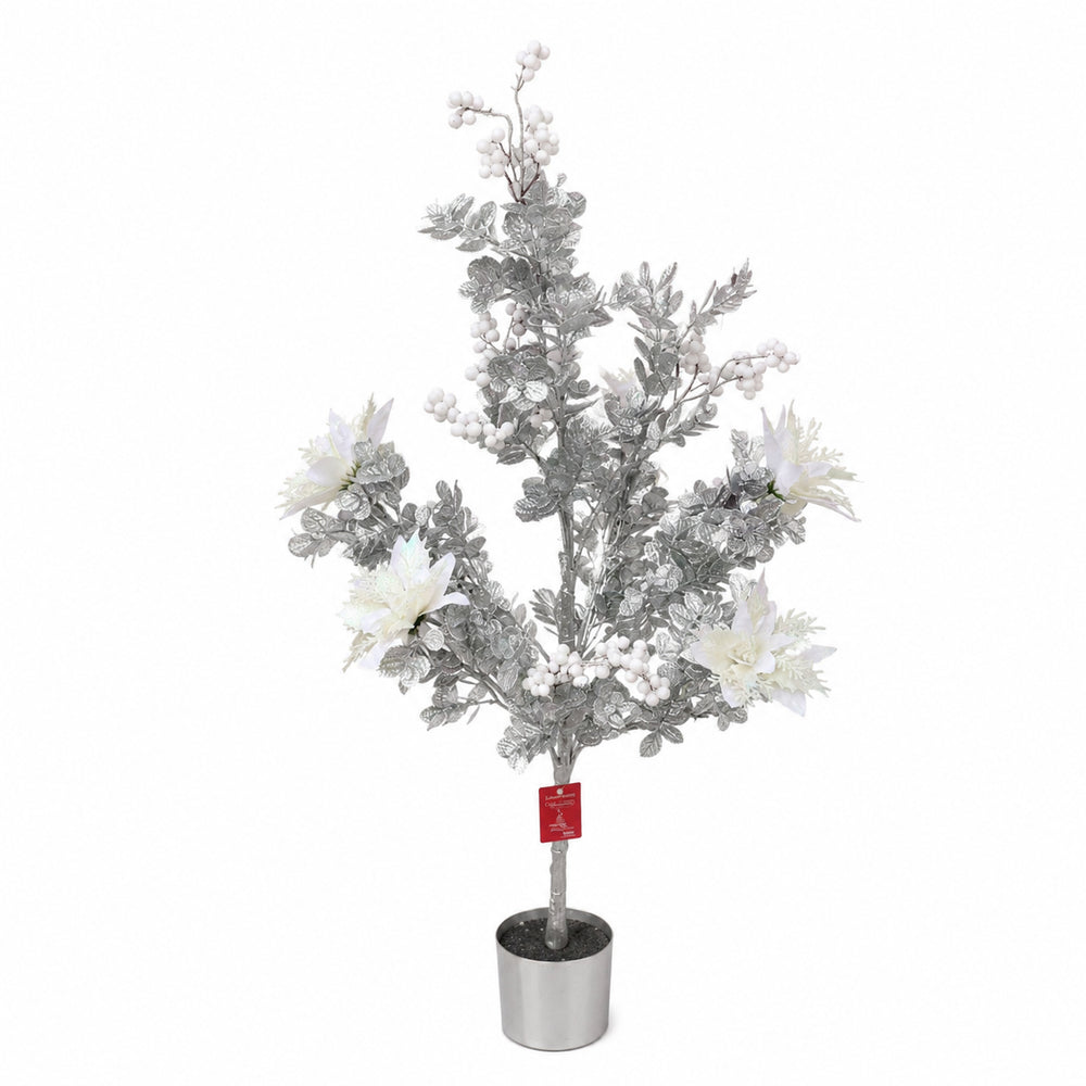 X-mas W.Glitter Flower Tree