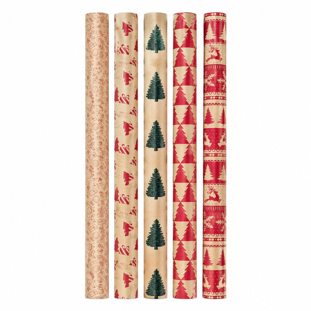 Christmas Kraft Wrapping Paper(70CM*3M)80gsm