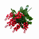 Artificial Red Berry Bunch