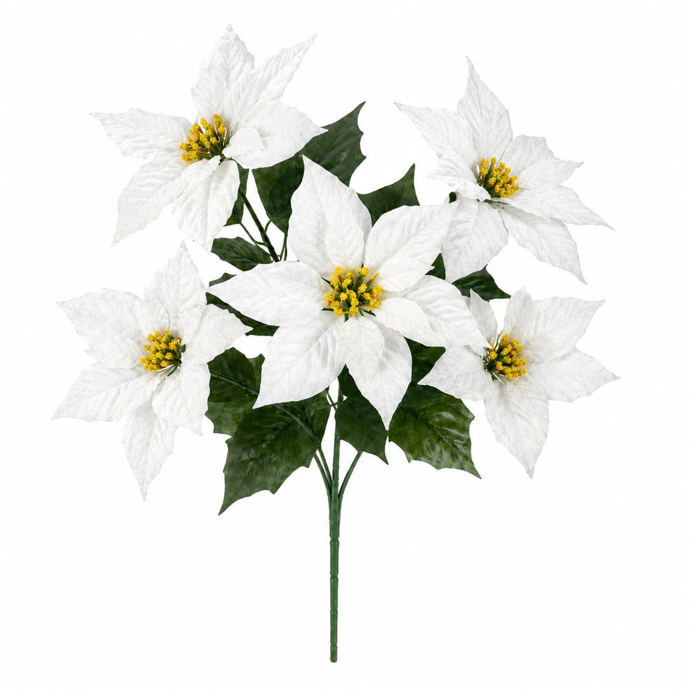 Artificial Poinsettia Stem