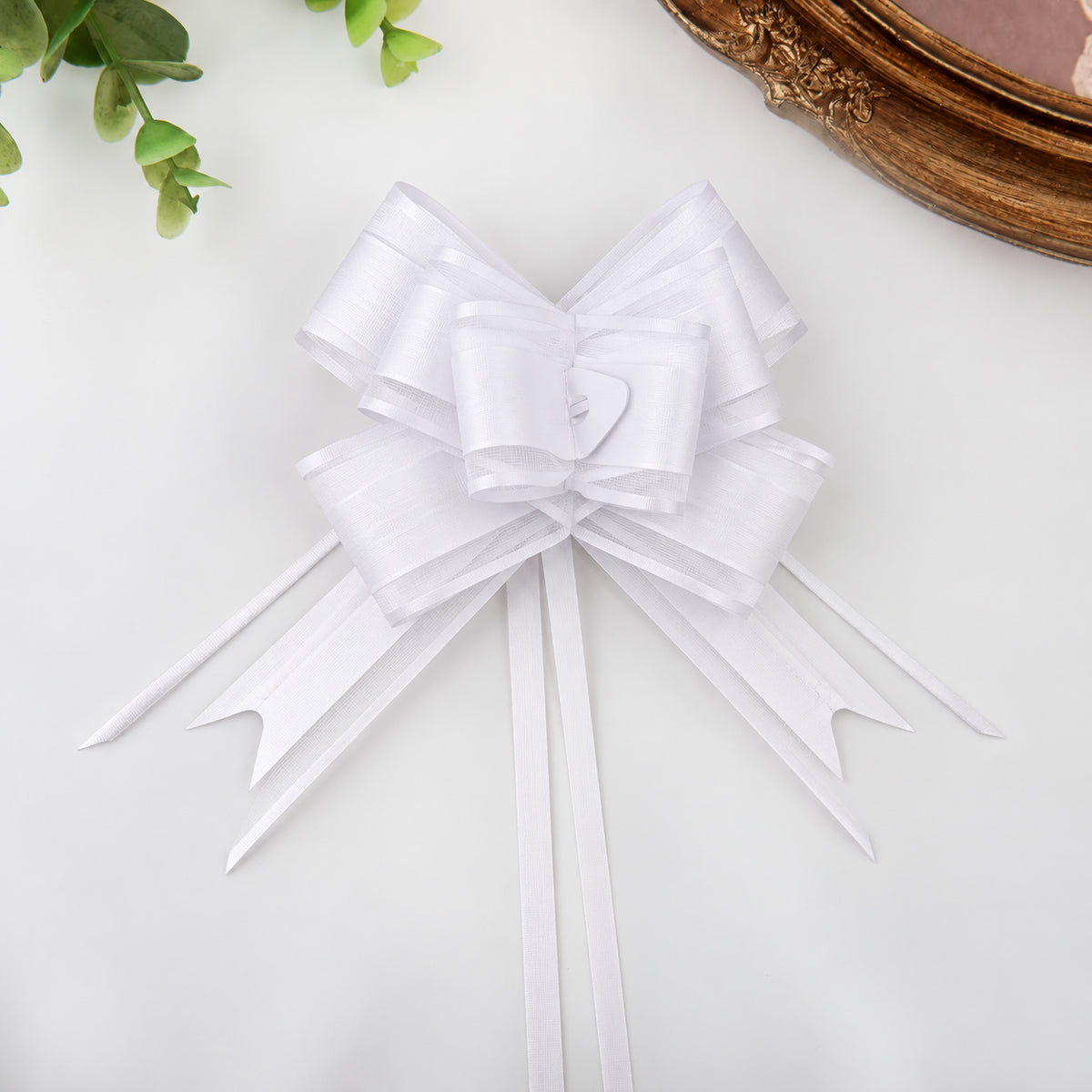 Metallic Pull Bows (10 Pieces, 3 x 47 cm)