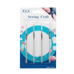 Sewing Craft Needles Set – 4pcs Stainless Steel Hand Sewing Needles