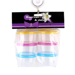 Mini Plastic Container (Round/6PCS)