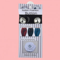 Crystal Button(White)