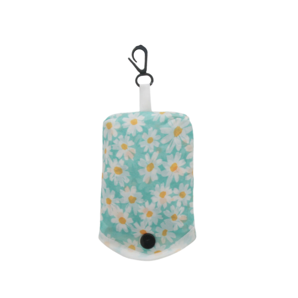 Foldable Shopping Bag(38*58CM) in floral design, compact and convenient for eco-friendly shopping.