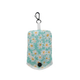 Foldable Shopping Bag(38*58CM) in floral design, compact and convenient for eco-friendly shopping.
