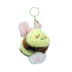 🐝 Bee Costume Plush Keychain – Flapping Wings