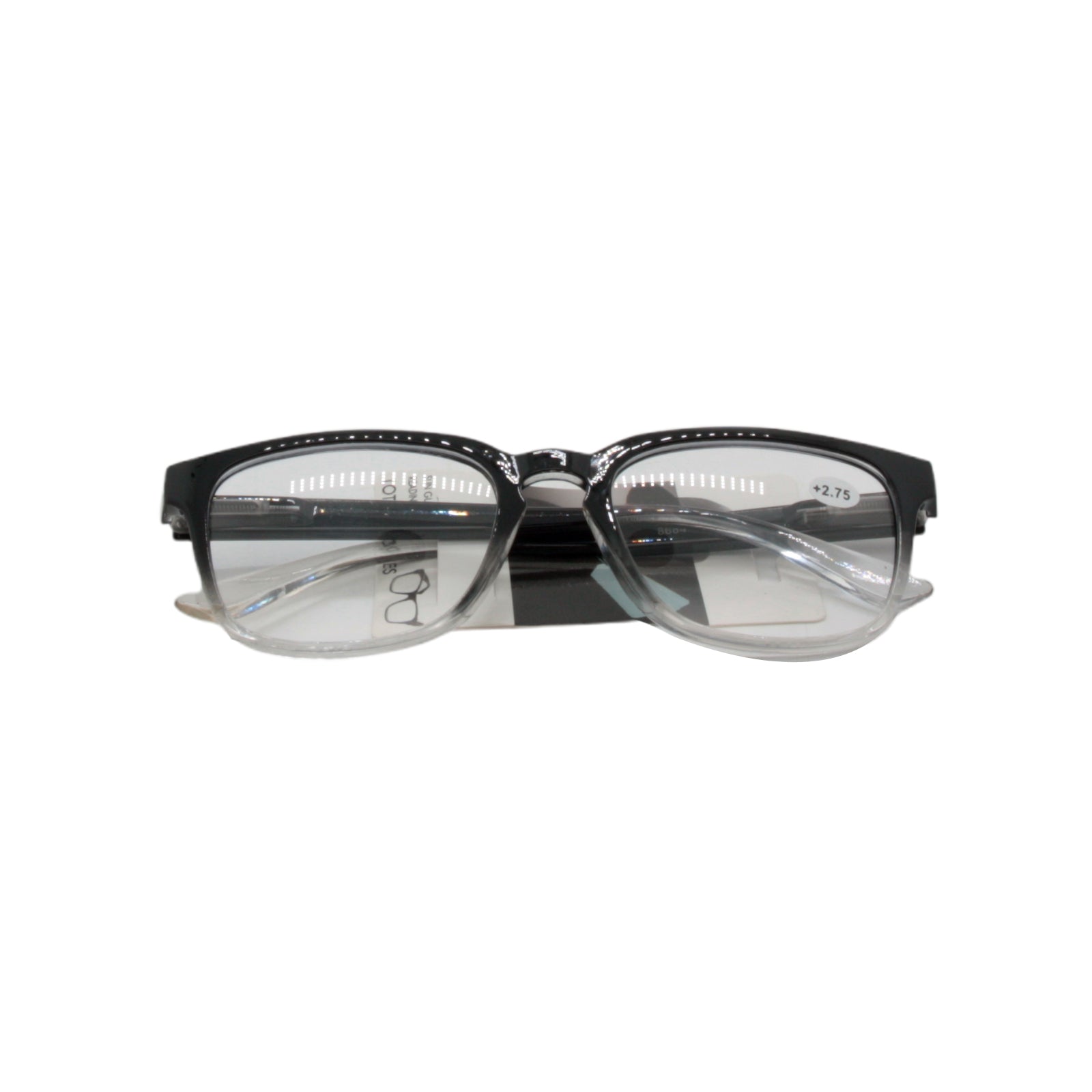 Black Frame Reading Glasses +.1.00 – Lightweight Unisex Style