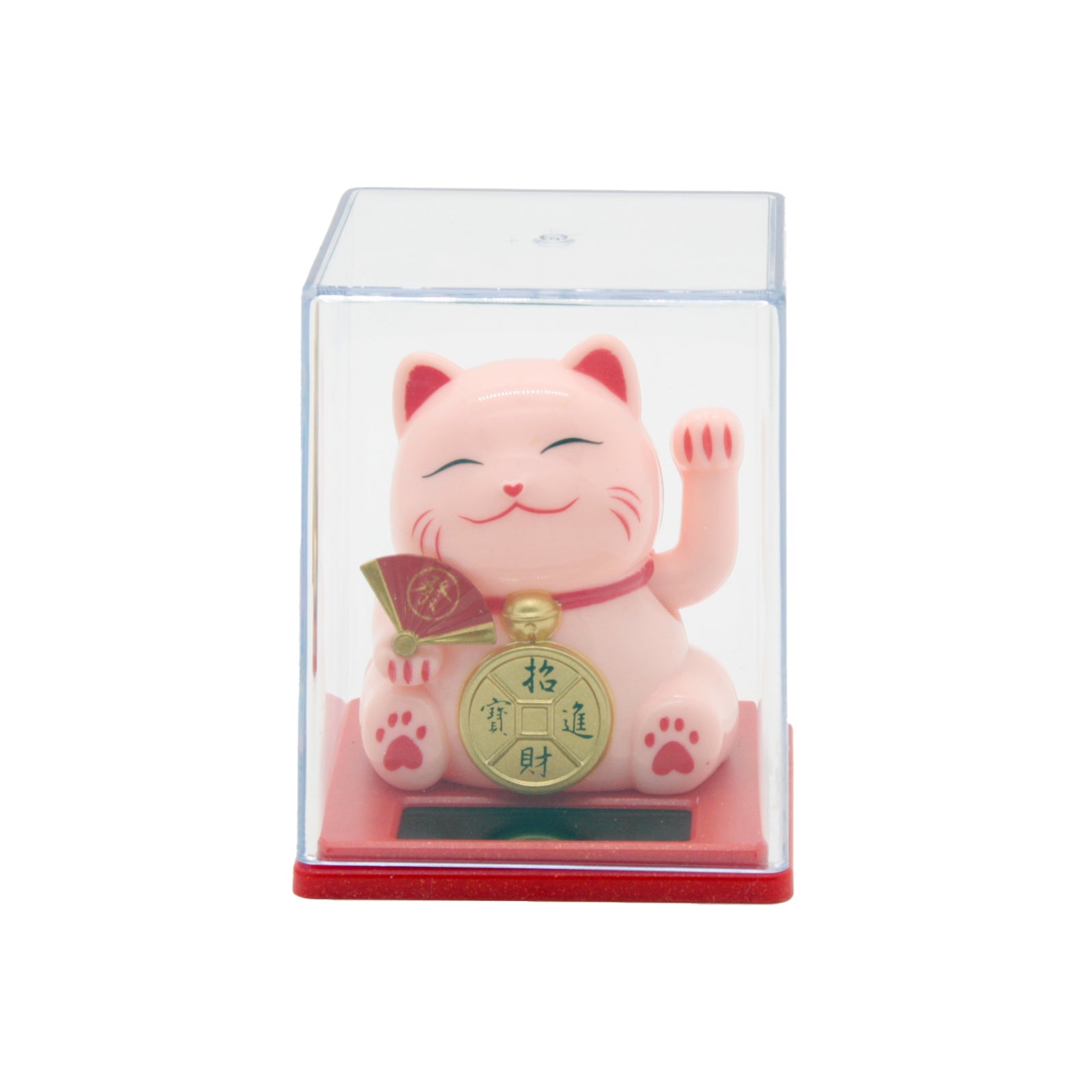 Lucky Cat Figurine – Waving Fortune Cat in Display Box