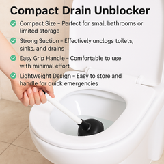 Plunger (S) – Compact Drain Unblocker